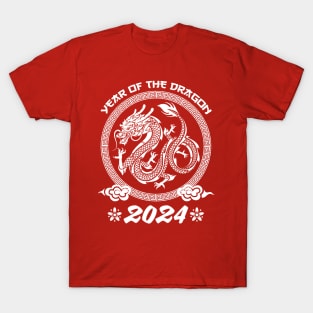 Year Of The Dragon 2024 Zodiac Chinese New Year 2024 T-Shirt